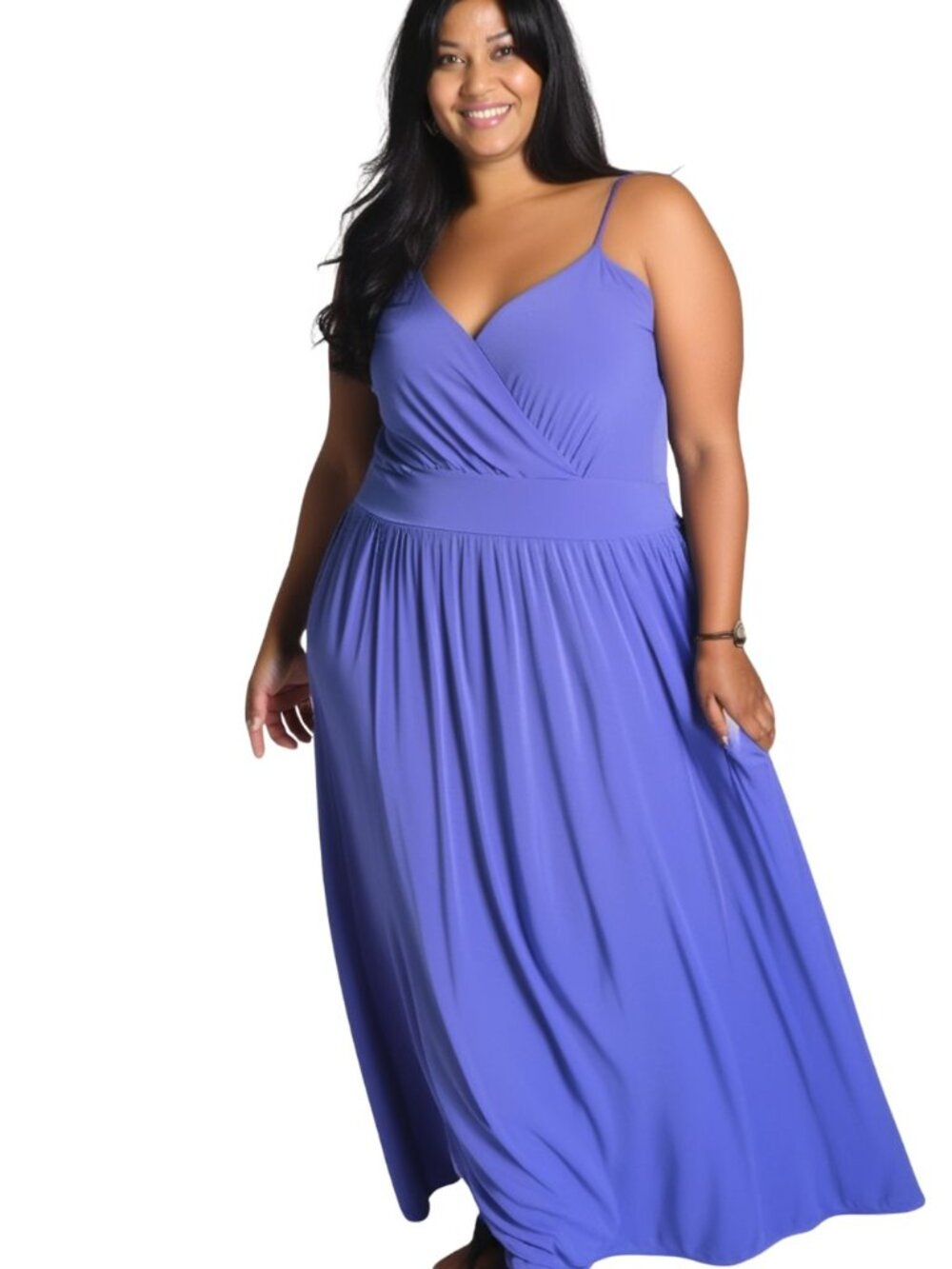 Plus Size Purple Maxi Dress 1X